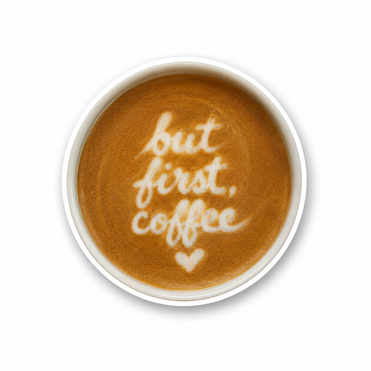 But first, coffee