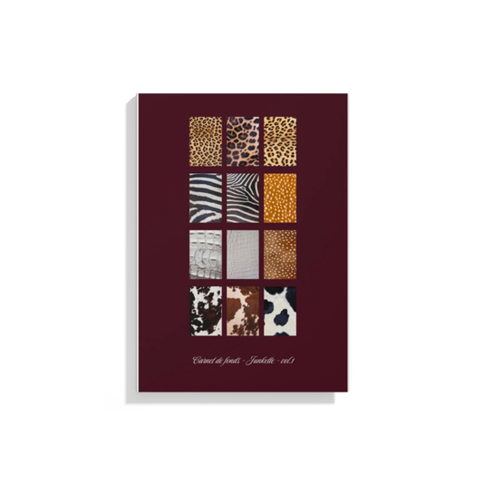 Carnet de fond animalier A4