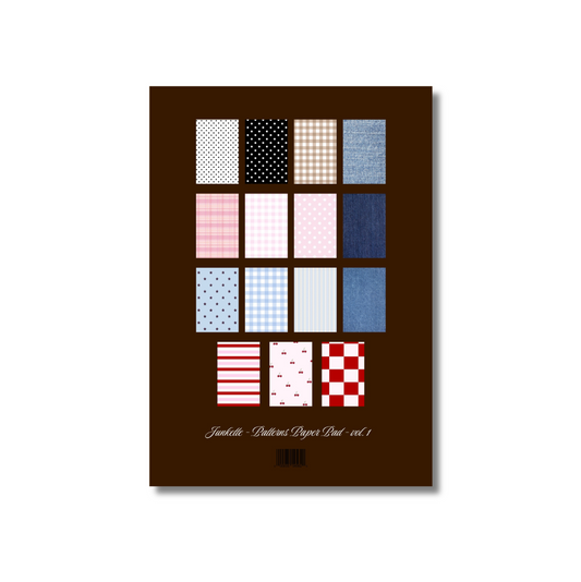 Carnet de fonds motifs A4