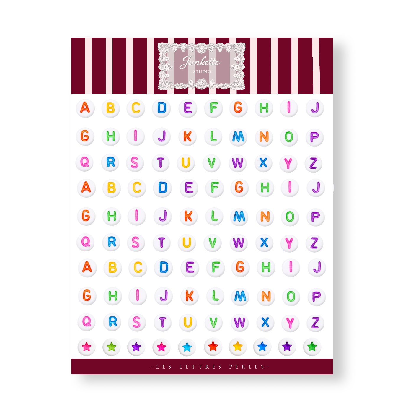 Les lettres perles