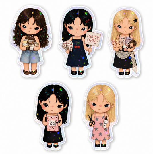 Mystery Stickers Crafty Girl Edition