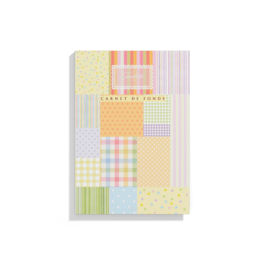 Carnet de fonds motifs A4