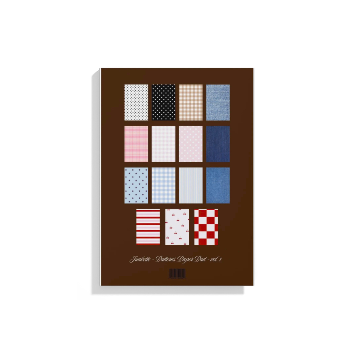 Carnet de fonds motifs A4
