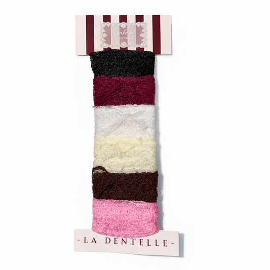 Lot de 6 dentelles
