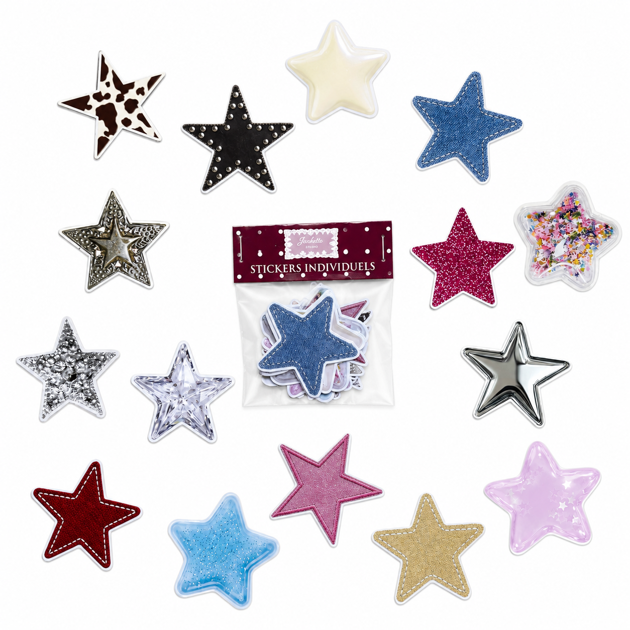 Lot de stickers étoiles