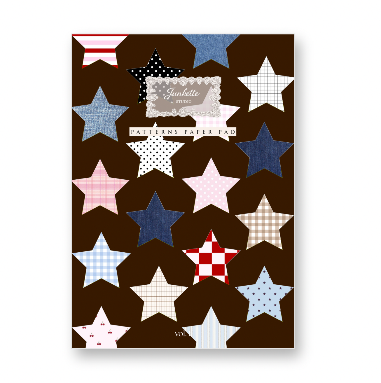 Carnet de fonds motifs A4