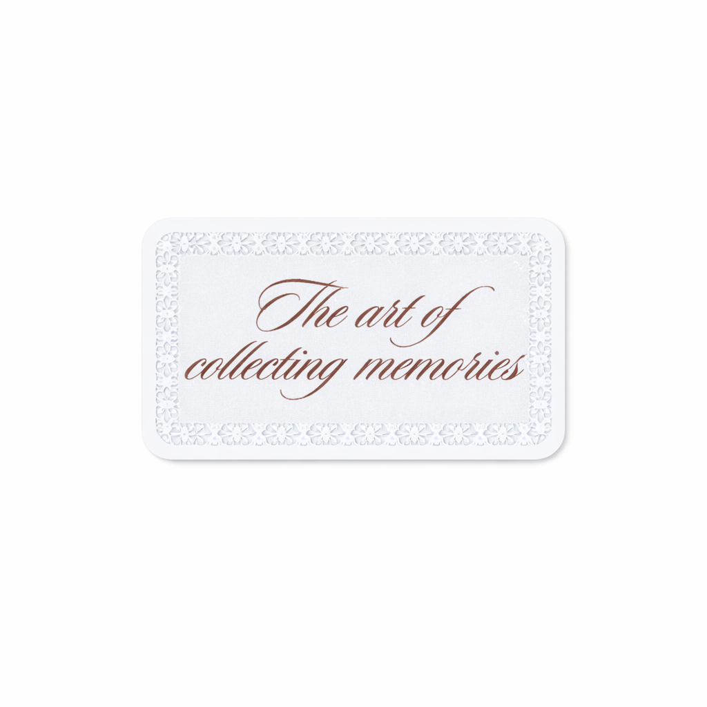 The art of collecting memories