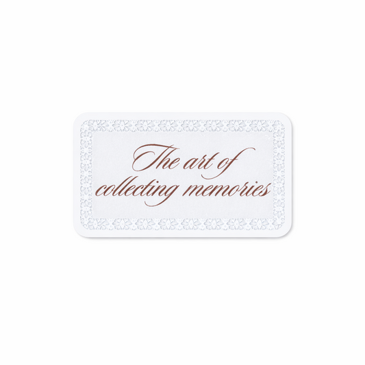 The art of collecting memories