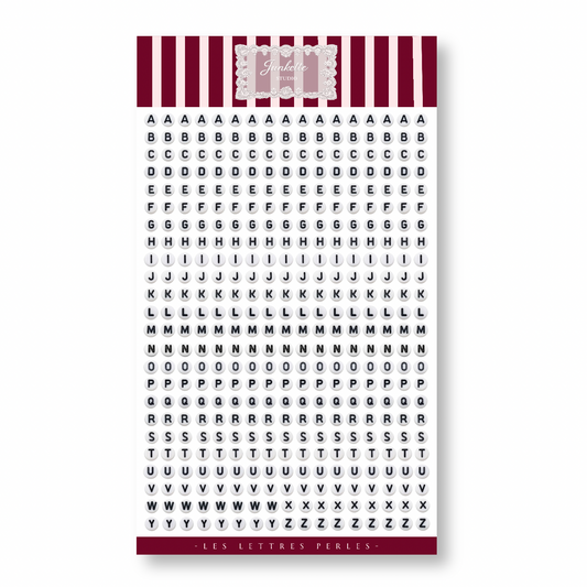 Les lettres perles
