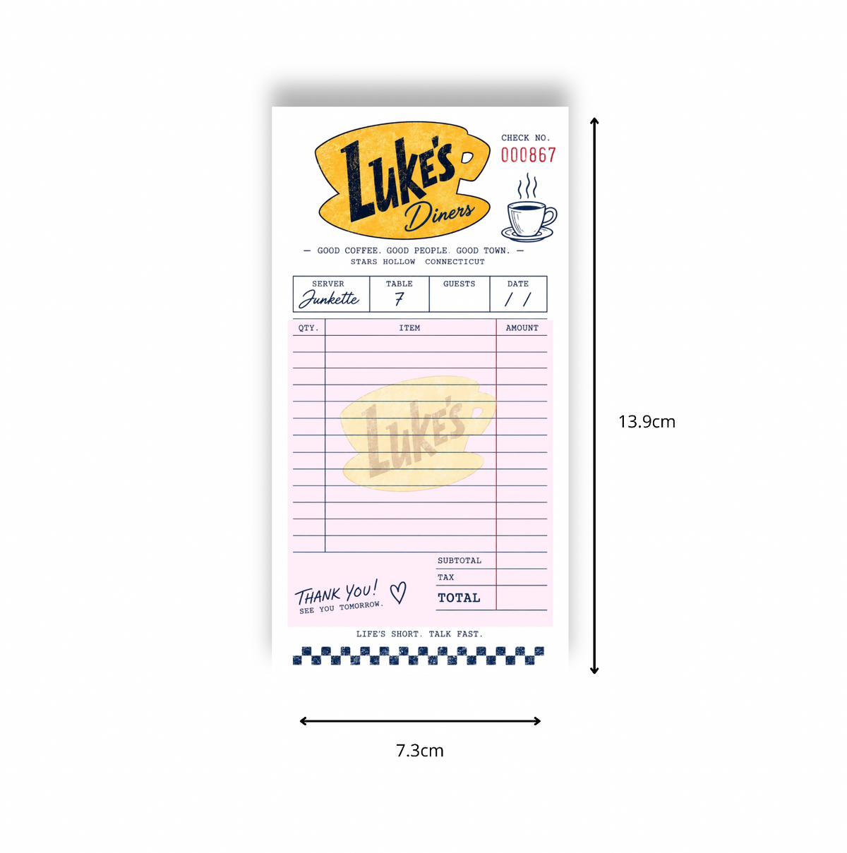 Guest Check Gilmore Girls