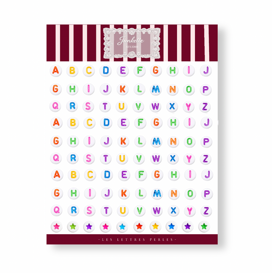 Les lettres perles