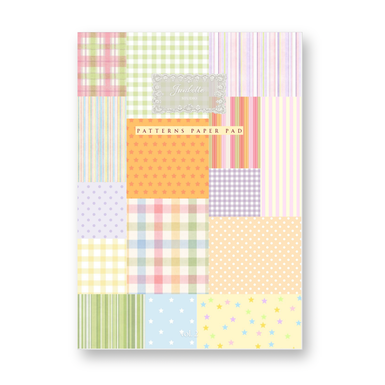 Carnet de fonds motifs A4