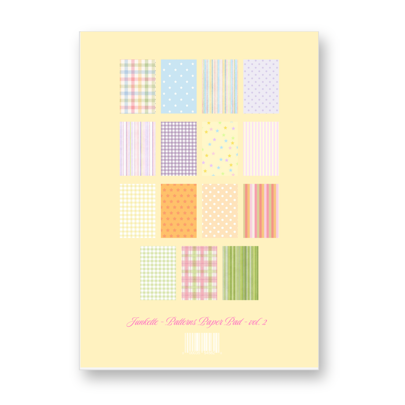 Carnet de fonds motifs A4