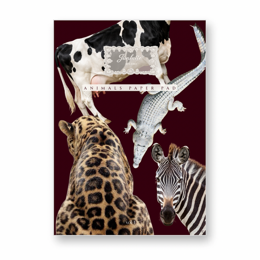Carnet de fond animalier A4