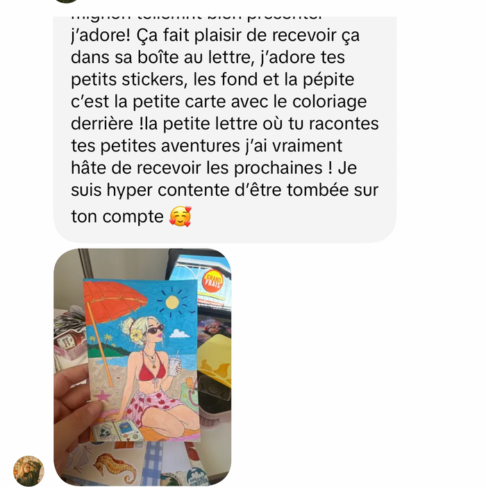 Photo d’une cliente
